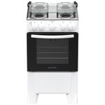fogão 4 bocas atlas milão plus mesa inox branco bivolt 300002145