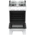fogão 4 bocas atlas milão plus mesa inox branco bivolt 300002145