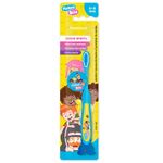 escova dental infantil powerdent mundo bita 2-5 anos macia 1 unidade cores sortidas