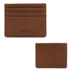kit bolsa média tiracolo e porta cartão anacapri marrom (mp)