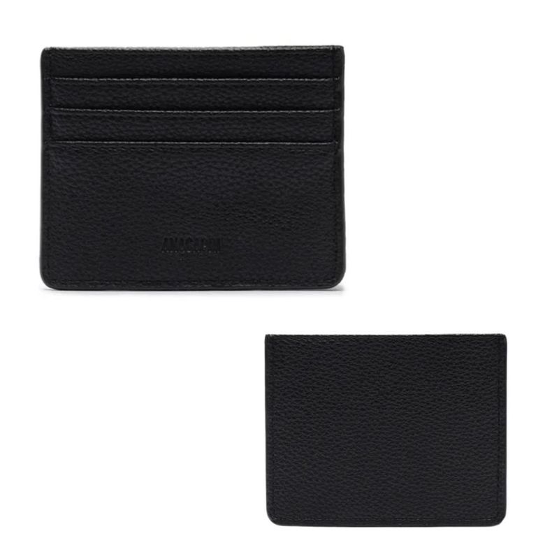 kit bolsa média tiracolo e porta cartão anacapri preto (mp)