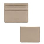 kit bolsa média tiracolo e porta cartão anacapri cinza (mp)