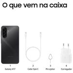 smartphone samsung galaxy a17 128gb 4gb ram câmera 50mp tela resistente