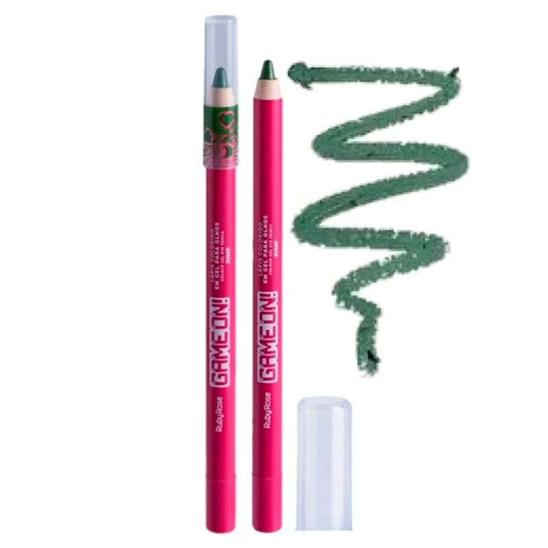 lápis colorido em gel para olhos ruby rose game on jump (mp)