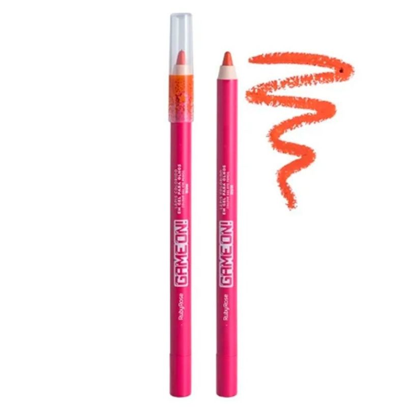 lápis colorido em gel para olhos ruby rose game on run (mp)