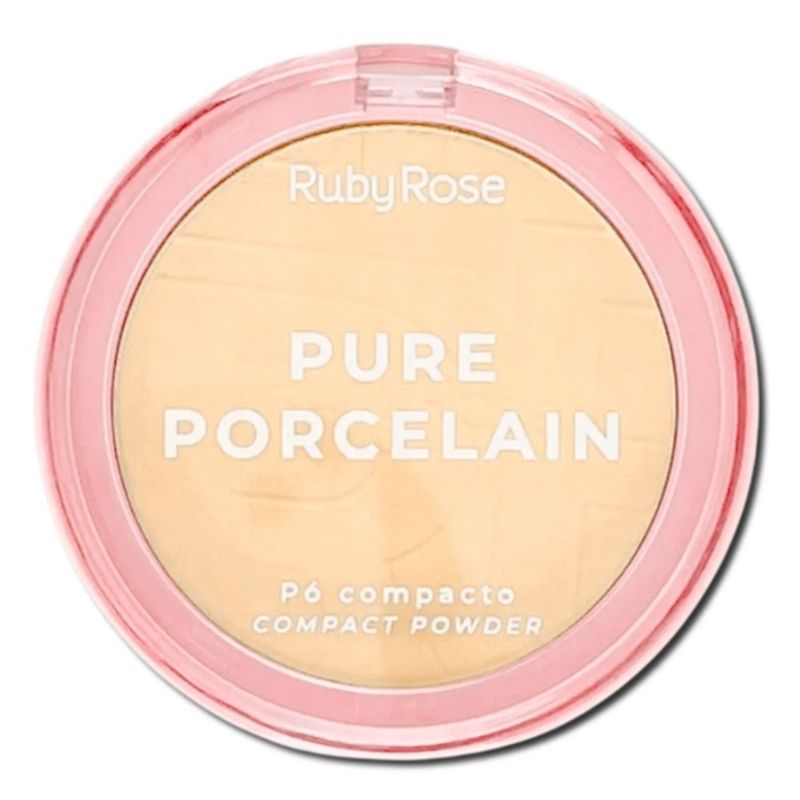 pó compacto ruby rose pure porcelain p20 (mp)