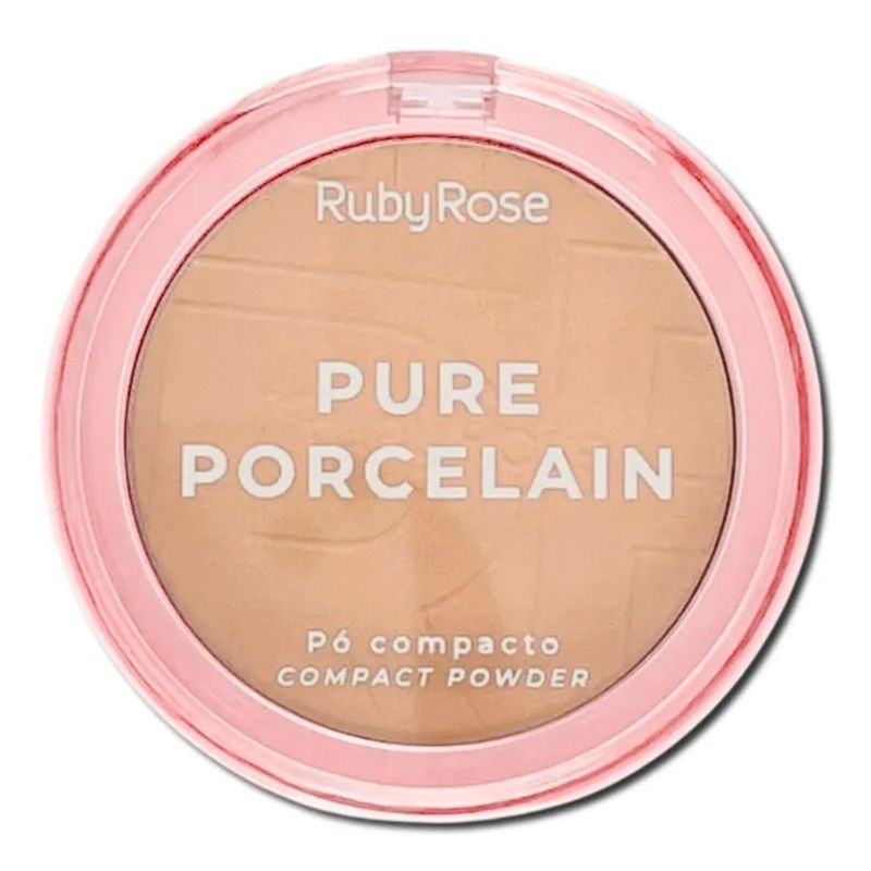pó compacto ruby rose pure porcelain p40 (mp)