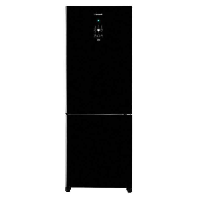 geladeira frost free panasonic 511l black glass inverter a preto nr-bb71gv7ba