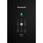 geladeira frost free panasonic 511l black glass inverter a preto nr-bb71gv7ba