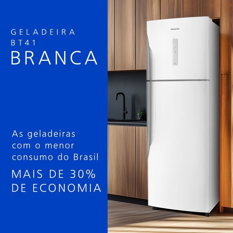 geladeira frost free panasonic 391l branco nr-bt41pd2wa