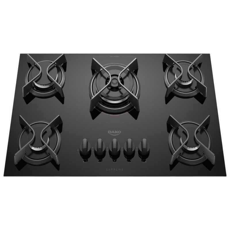cooktop 5 bocas dako supreme gás preto 300001966