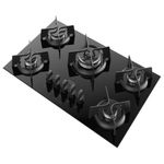cooktop 5 bocas dako supreme gás preto 300001966