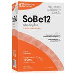 sobe12 metilcobalamina 150ml suplemento alimentar em solução sabor morango mantecorp