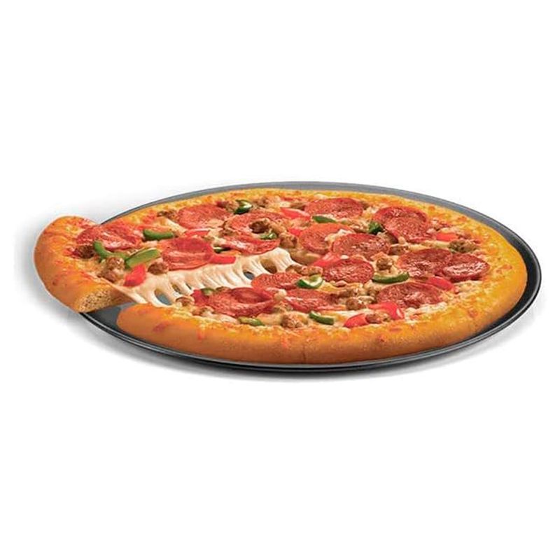 forma para pizza antiaderente mta alumínio grafite 35cm (mp)