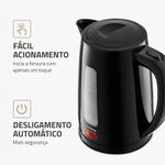 chaleira elétrica mondial pratic hot 1,7l 127v 60hz ce-17 (mp)