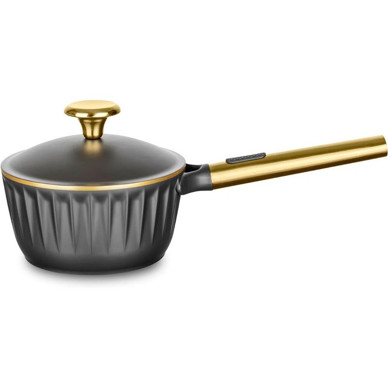 jogo de panelas 4 peças mta concept gold alumínio cerâmica preto (mp)