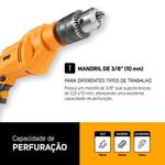 parafusadeira e furadeira de impacto wap 3/8" 700w wf 700fe w2 fw010693 (mp)