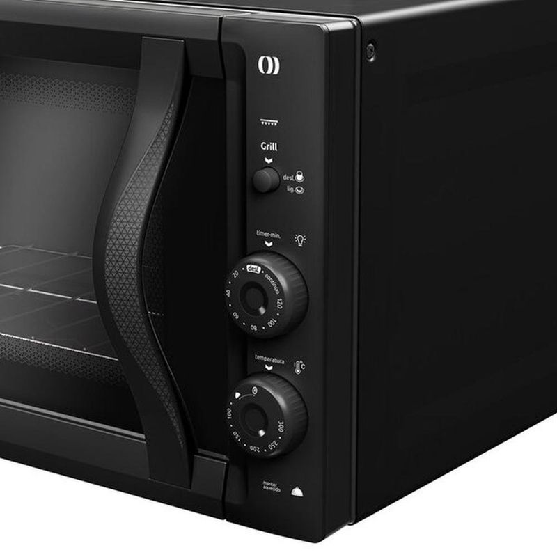 forno elétrico mueller mfb50f 127v 610003749 preto fosco (mp)