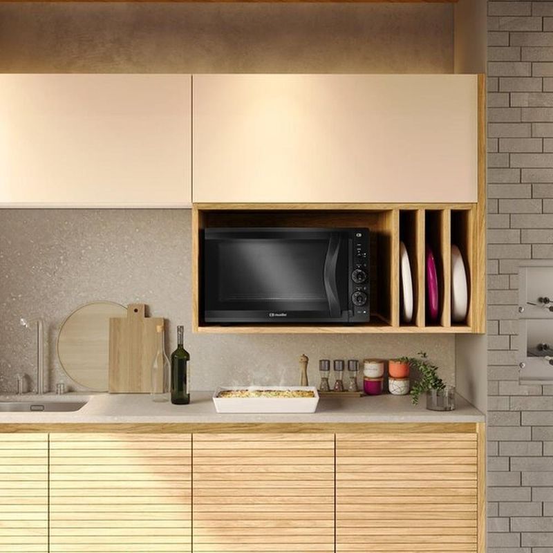 forno elétrico mueller mfb50f 127v 610003749 preto fosco (mp)