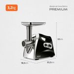 moedor de carne elétrico mondial premium mc-03 127v 60hz 72181-01 (mp)