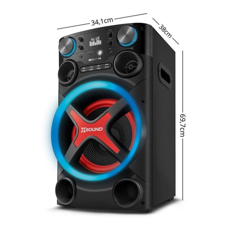 caixa de som mondial tm-1200 bivolt preto 2401-01 (mp)