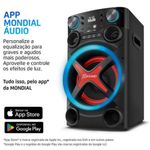 caixa de som mondial tm-1200 bivolt preto 2401-01 (mp)