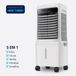climatizador de ar mondial wind turbo cl-25l 5 em 1 127v (mp)