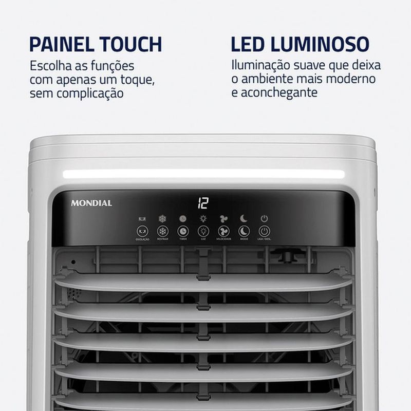 climatizador de ar mondial wind turbo cl-25l 5 em 1 127v (mp)