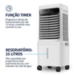climatizador de ar mondial wind turbo cl-25l 5 em 1 127v (mp)