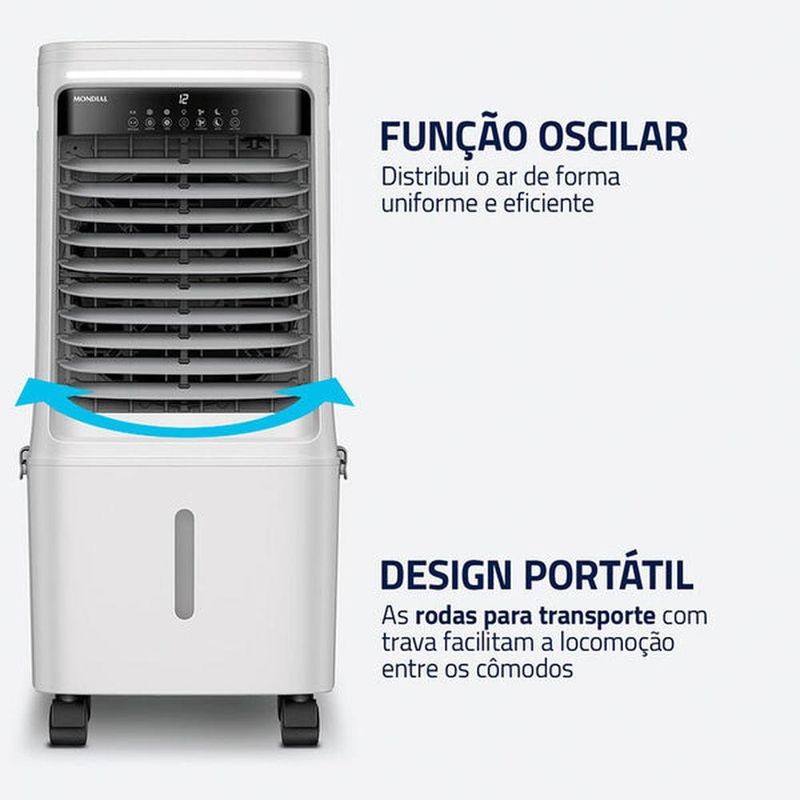 climatizador de ar mondial wind turbo cl-25l 5 em 1 127v (mp)