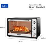 forno elétrico mondial grand family ii 52l frn-52-b 127v (mp)