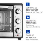 forno elétrico mondial grand family ii 52l frn-52-b 127v (mp)
