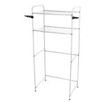 estante para lavanderia secalux 2 prateleiras branco 1091 (mp)