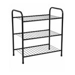 rack multiuso secalux 3 prateleiras preto 551096 (mp)