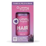 suplemento alimentar gummy original hair cabelo pele e unha sabor uva 180g 60 gomas
