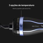 escova secadora agile glossy 3 em 1 elgin 1.300w escb1 bivolt (mp)
