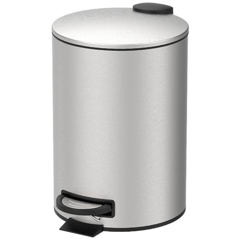 lixeira brinox 12 litros com pedal e balde spin 3074/102 (id)