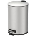 lixeira brinox 20 litros com pedal e balde spin 3074/103 (id)