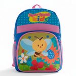 mochila tm poliéster sportpak kids 40x30cm azul (mp)