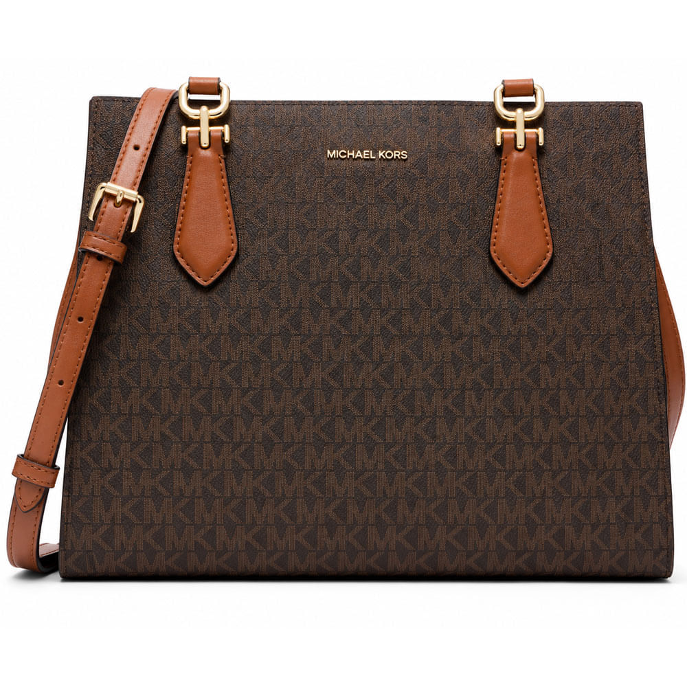Bolsa Tote Mk Média 35f5g6as2b Marrom E-BI