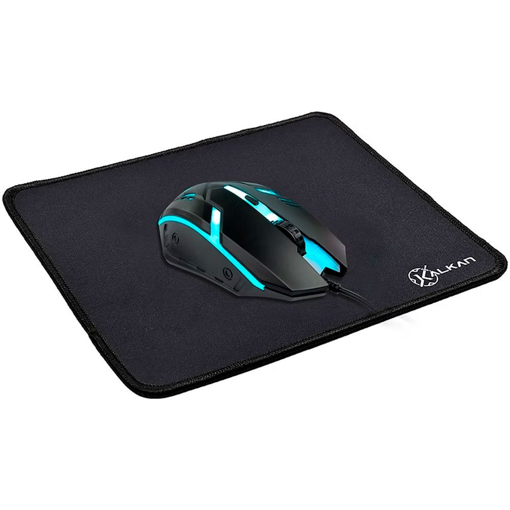Kit Gamer Kalkan Teclado Mouse Headset Mousepad Preto