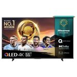 smart tv 4k 55" qled hisense 55q6qv
