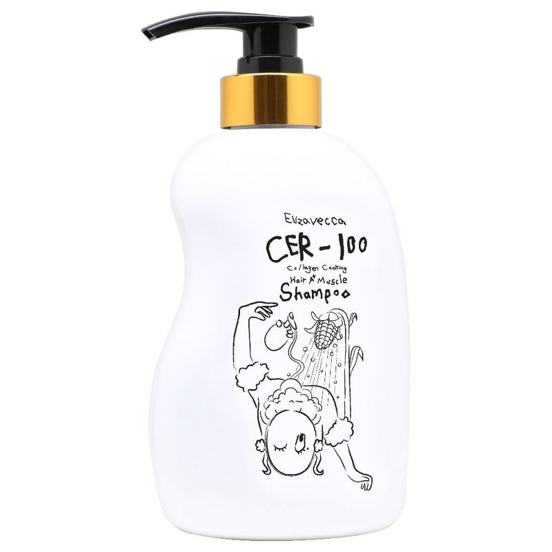 shampoo elizavecca cer-100 collagen coating hair a+ muscle 500ml