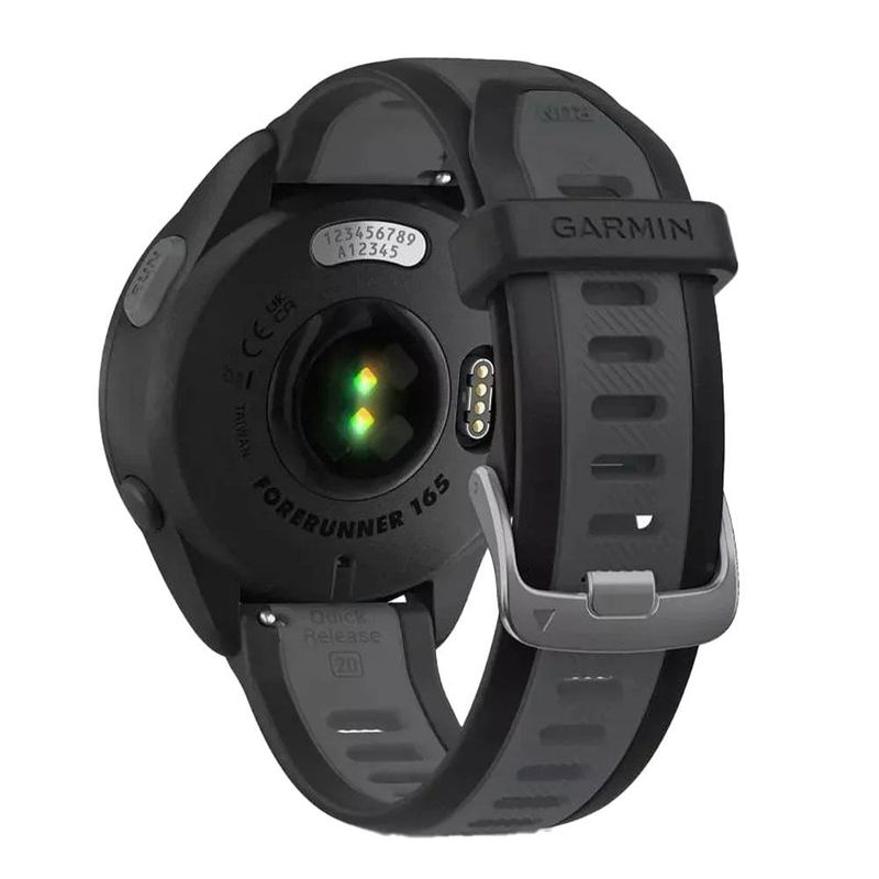 relógio garmin forerunner 165 music amoled preto (mp)