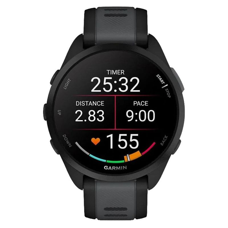 relógio garmin forerunner 165 music amoled preto (mp)