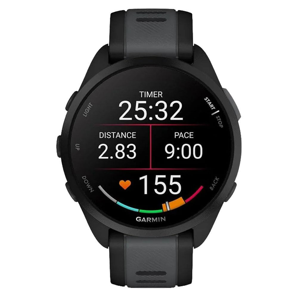 Relógio Garmin Forerunner 165 Music Amoled Preto