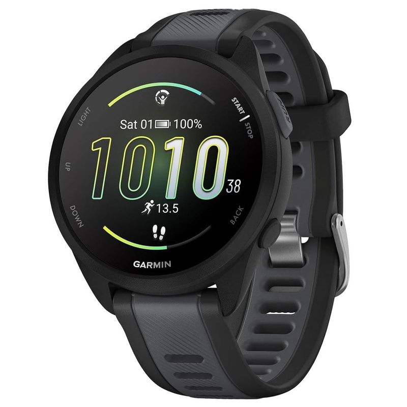 relógio garmin forerunner 165 gps running preto (mp)