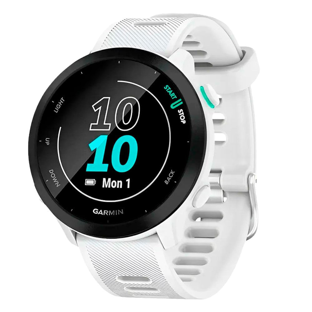 Relógio Garmin Forerunner 55 Com Monitor Cardíaco Branco (MP)