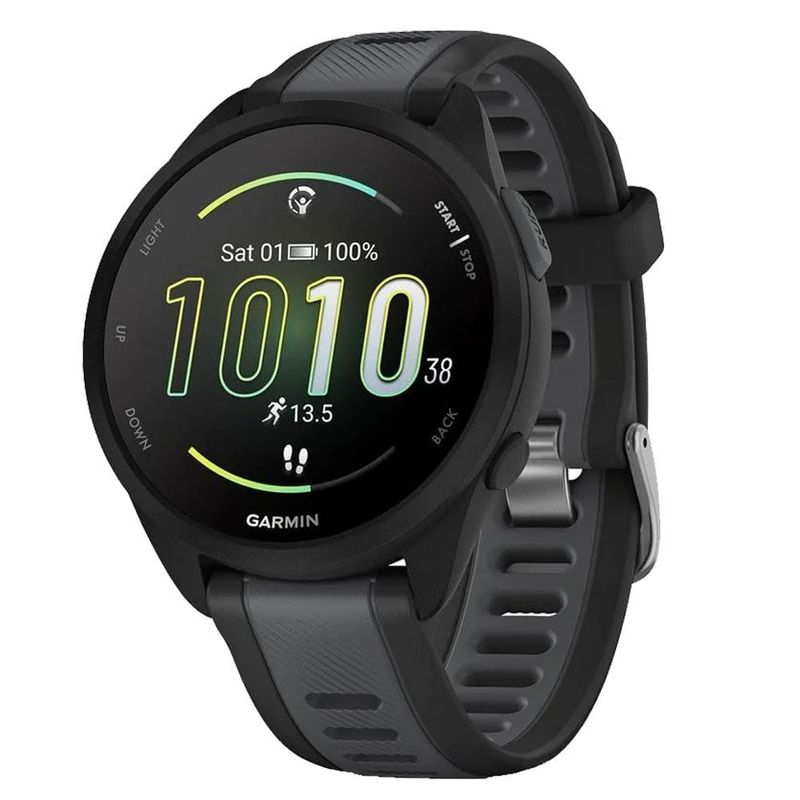 relógio garmin forerunner 165 music amoled preto (mp)