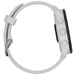 relógio garmin forerunner 165 gps running branco e cinza (mp)